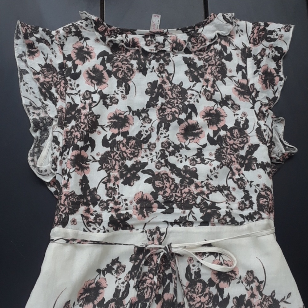 Free People flowy floral dress sz XS - Picture 4 of 7